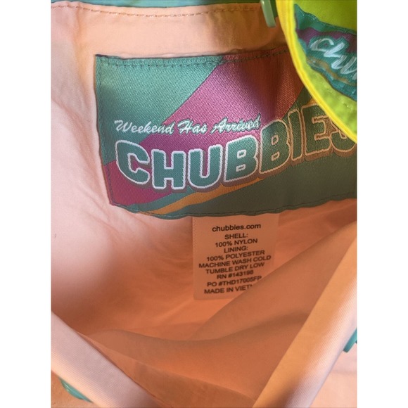 Chubbies That’s Rad Reversible Polar Fleece Men's Sz Small - Picture 6 of 12